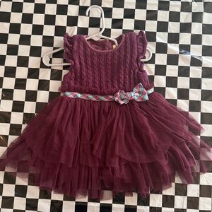 Matilda Jane Plum Textured Dress